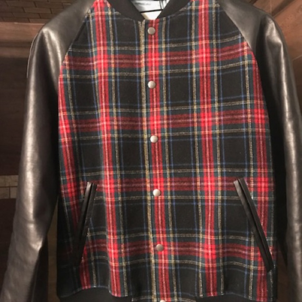 GUCCI Tartan Plaid Bomber Jacket